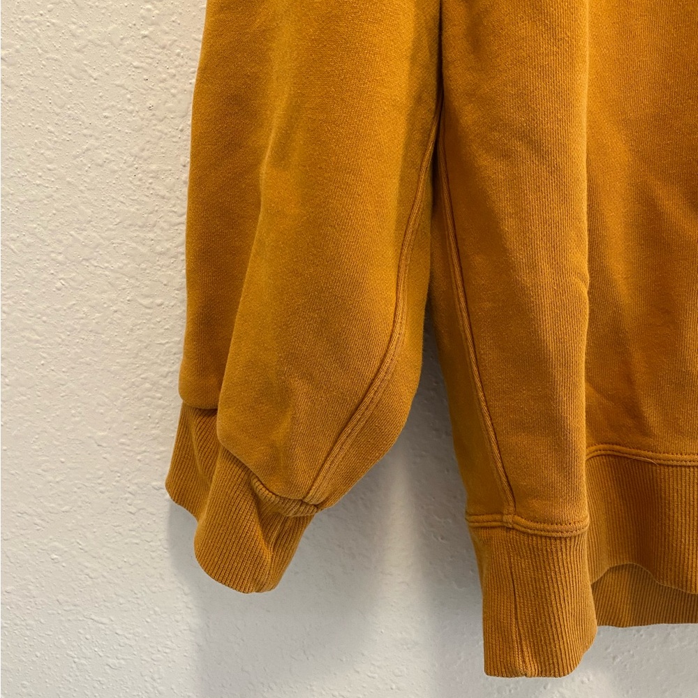 Lululemon Perfectly Oversized Retro Atheltic Crew Sweatshirt Fools Gold Cozy - Picture 7 of 10